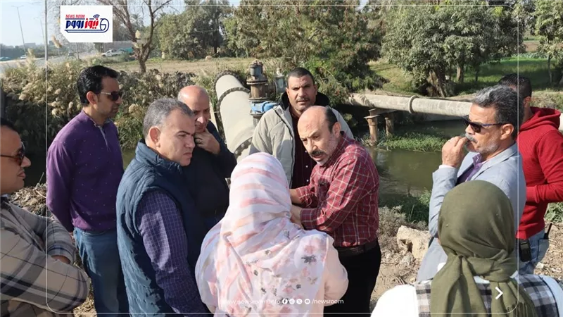 رئيس مياه الفيوم يتابع المسار المقترح لمد خط مياه شرب بمنطقة الهدير