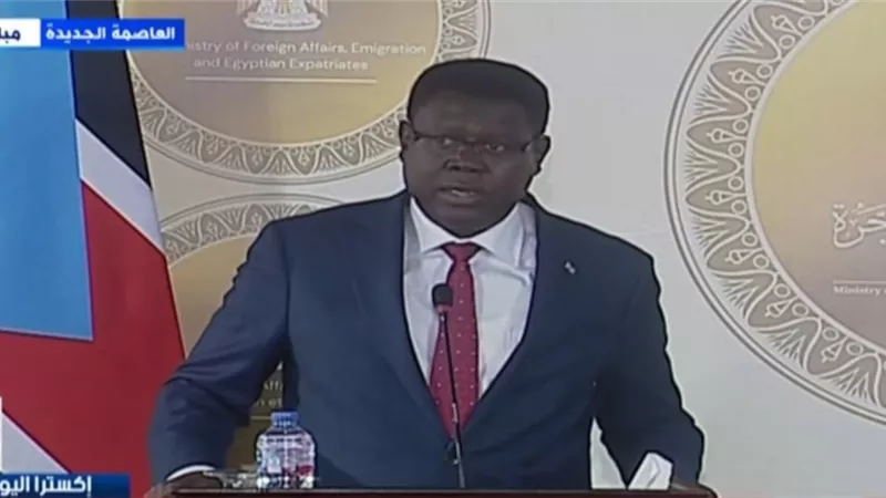 وزير خارجية جنوب السودان: رسالة من كير إلى السيسي تؤكد الشراكة الاستراتيجية
