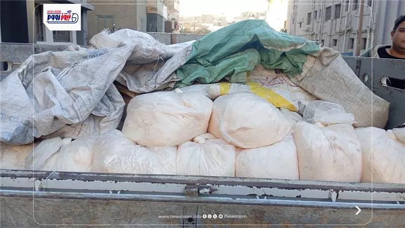 «تموين الفيوم» تضبط 2 طن جبنه فاسدة معبأة داخل أكياس بلاستيك 