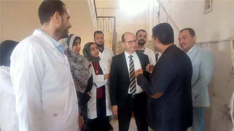 وكيل صحة الدقهلية يتفقد جمصة المركزي ويشيد بالخدمات