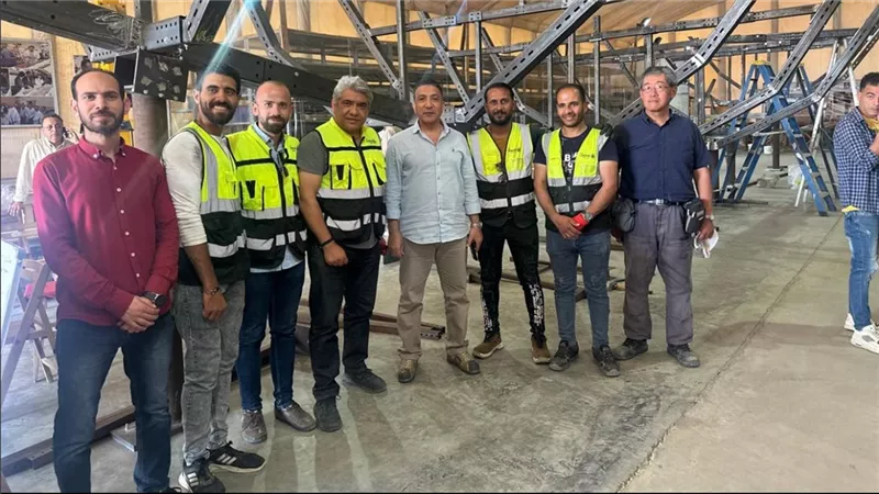 عبقرية هندسية..اللواء عاطف مفتاح يبدع بتصميم الهيكل المعدني لمركب خوفو الثانية