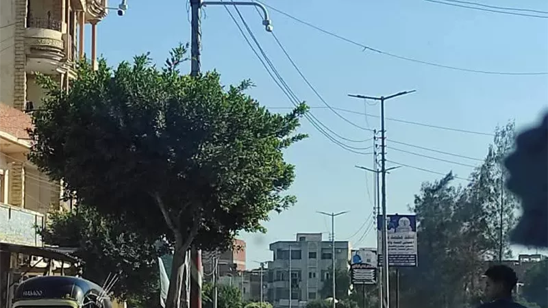 تركيب 63 كاميرات مراقبة فى جميع شوارع ومداخل الرحمانية