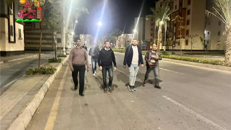 رئيس جهاز حدائق العاصمة يتفقد الحالة العامة بعدد من المناطق والشوارع 