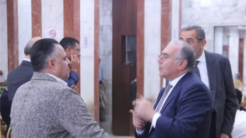هيمن عبد الله يهنئ علاء أبو الخير برئاسة غرفة الصناعات المعدنية