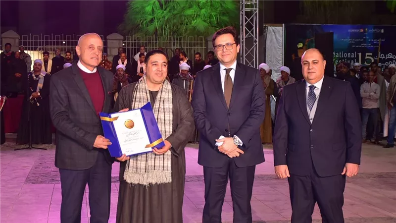 ختام مهرجان التحطيب في دورته الخامسة عشرة بالأقصر بحضور وزير الثقافة