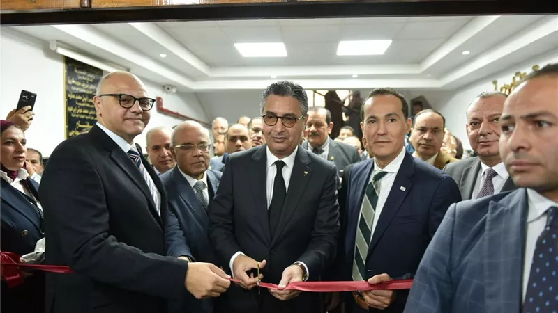 وزير التموين ومحافظ القليوبية يفتتحان مكتب السجل التجاري بالغرف التجاريه ببنها