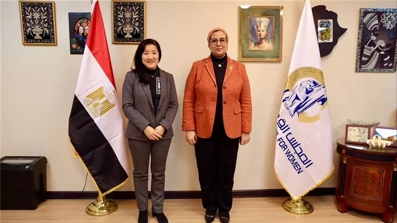 رئيسة المجلس القومى للمرأة تستقبل الممثلة المقيمة لبرنامج الأمم المتحدة 