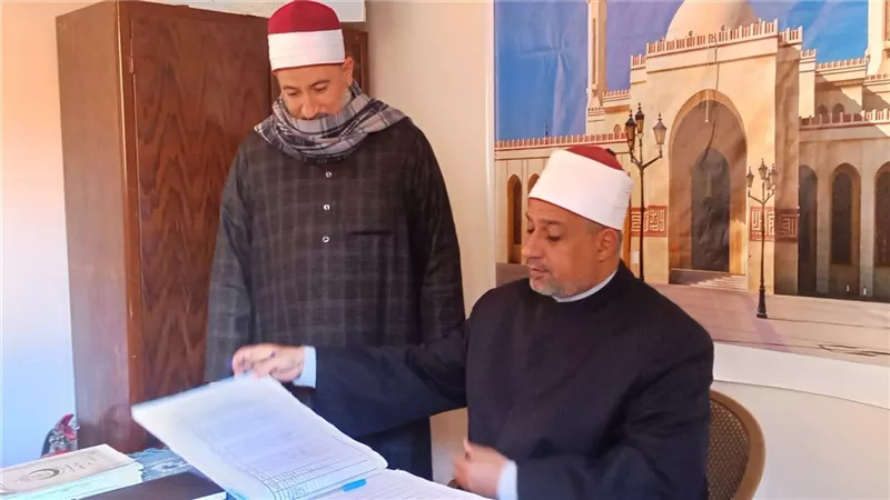 مدير أوقاف الغربية يتابع الحملات المفاجئة على الإدارات الفرعية
