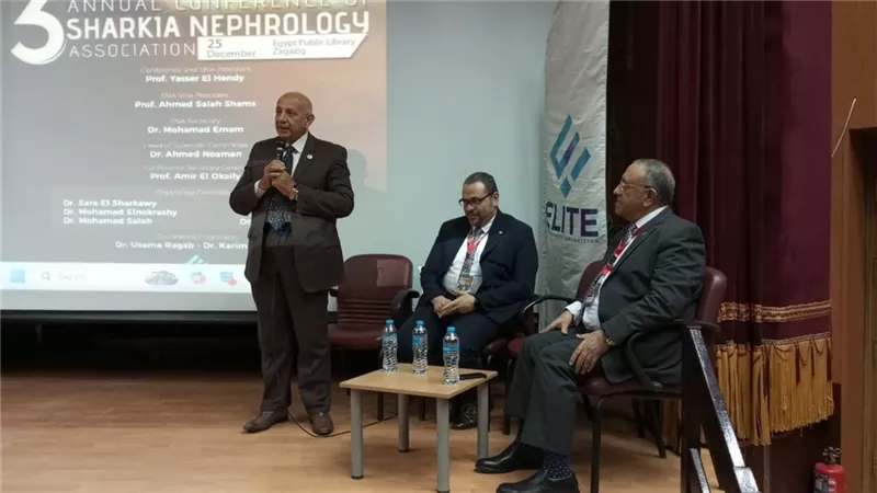 وكيل صحة الشرقية يشارك في المؤتمر الثالث لرابطة أطباء الكلى 
