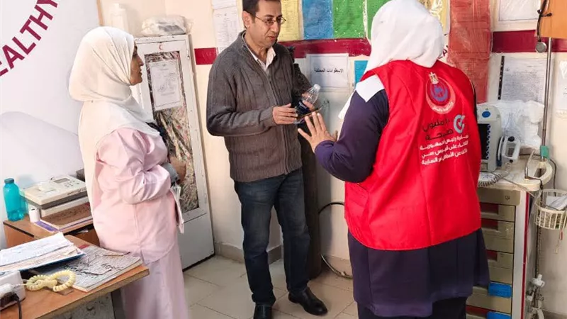 متابعة ميدانية لمستشفى الأمراض الصدرية بدمياط لتطوير الأداء الطبي والإداري