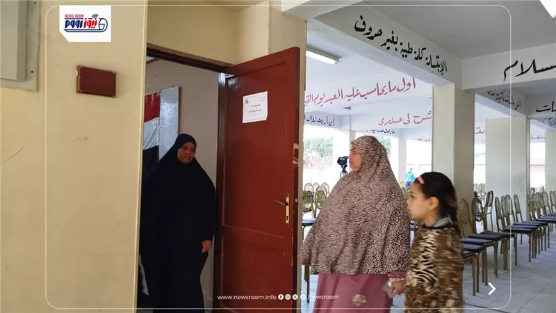 إقبال الناخبين في اليوم الثاني والأخير لجولة الإعادة بانتخابات النواب بالفيوم