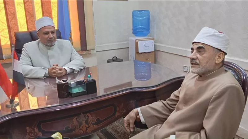 وكيل أوقاف بالغربية يستقبل رئيس المنظمة العالمية لخريجي الأزهر