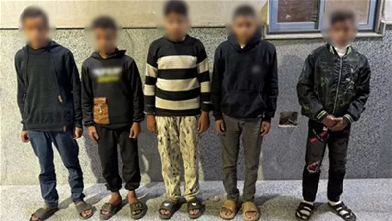 ضبط خمسة أطفال بعد قيامهم بإلقاء الحجارة على السيارات المارة بأسيوط