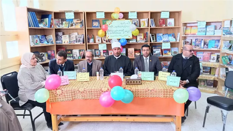 أنشطة تفاعلية في جولة قافلة نور لتعزيز ثقافة القراءة بالسويس الأزهرية