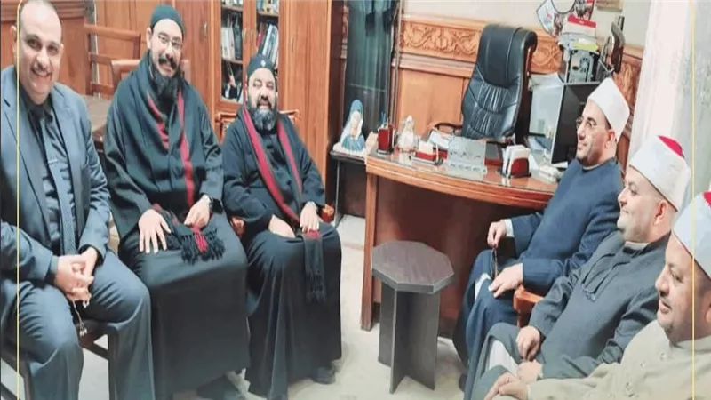 تأكيدا لقيم المواطنة.. أوقاف الإسكندرية تزور الكنائس للتهنئتها بعيد الميلاد