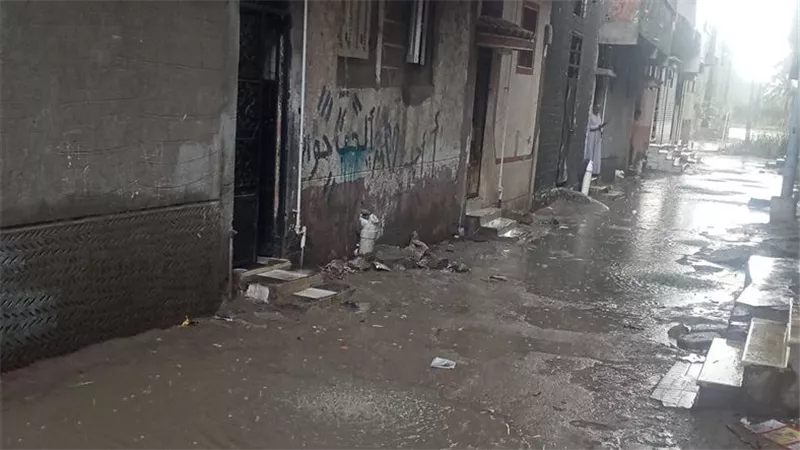 أمطار غزيرة ورعدية بنوة عيد الميلاد بالبحيرة اليوم الاتنين