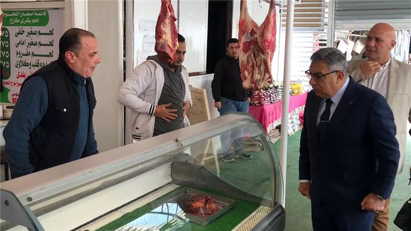 محافظ الدقهلية يتفقد المعرض الدائم للسلع الغذائية بحي شرق المنصورة