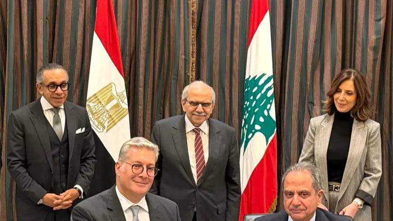 توقيع مذكرة تفاهم بين مصر ولبنان لإمداد محطة دير عمار بالغاز الطبيعي