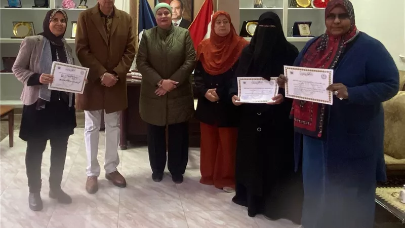 حققوا مركزين.. تعليم السويس تكرم الفائزين في  الاقتصاد المنزلي بحضور القيادات 