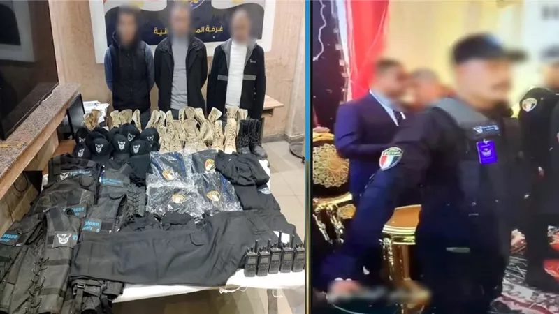 القبض على مدير شركة حراسة واثنين من العاملين لارتدائهم ملابس أميرية بكفر الشيخ
