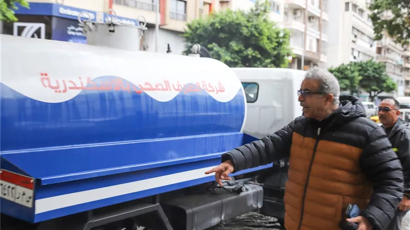 جاهزية قصوى بشركة الصرف الصحي بالإسكندرية للتعامل مع موجة الطقس غير المستقرة
