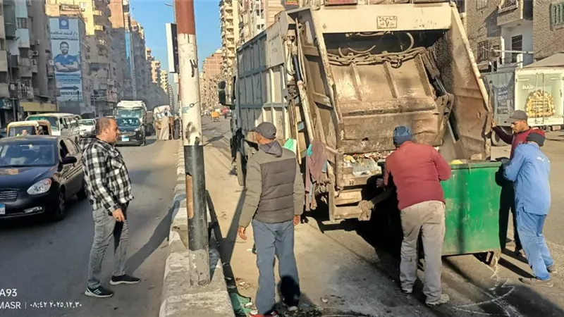 الشرقية تكثف حملات النظافة ورفع الإشغالات استعدادا لرأس السنة