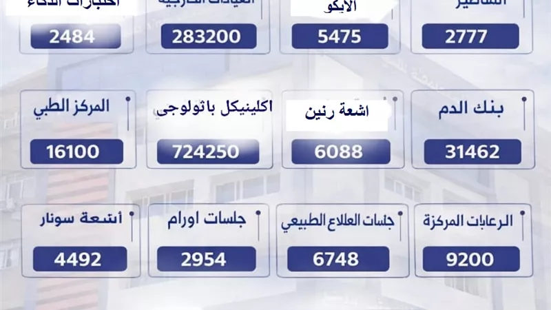 رئيس جامعة بنى سويف: مستشفيات الجامعة استقبلت أكثر من 1.25 مليون حالة في 2025