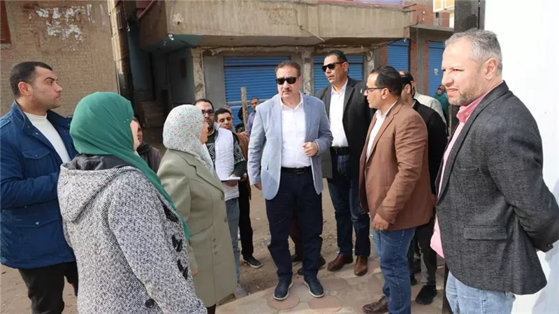 محافظ المنوفية يتفقد التجهيزات النهائية للسوق النموذجي بكفر بتبس في تلا