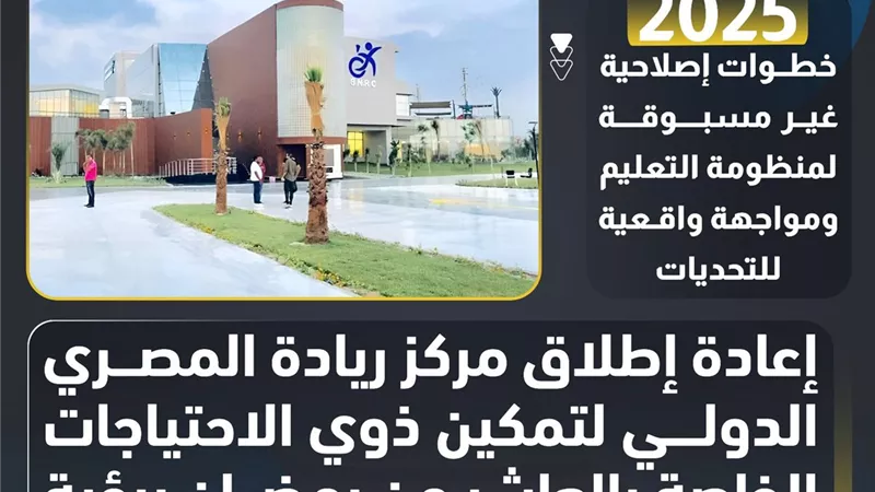 2025 عام التمكين الشامل.. تطوير غير مسبوق لخدمات ذوي الهمم في التعليم