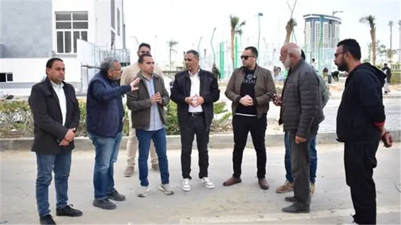 نائب هيئة قطاع التنمية يتفقد مشروعات العلمين الجديدة لمتابعة سير الأعمال
