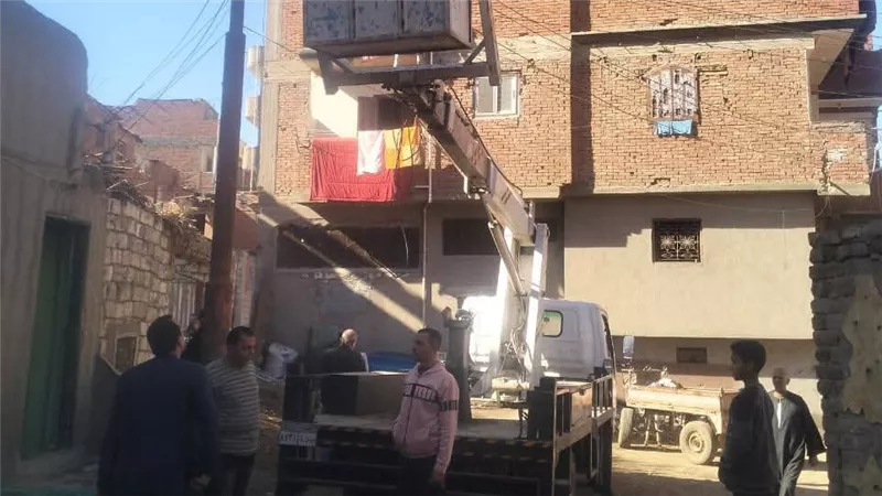 رئيس مركز ومدينة كوم حمادة: تكثيف أعمال النظافة والإنارة بمحيط كنيسة مارجرجس