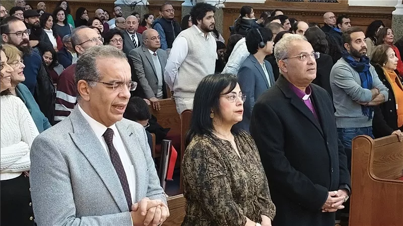 رئيس الإنجيلية يشارك كنيسة مصر الجديدة برأس السنة الميلادية 