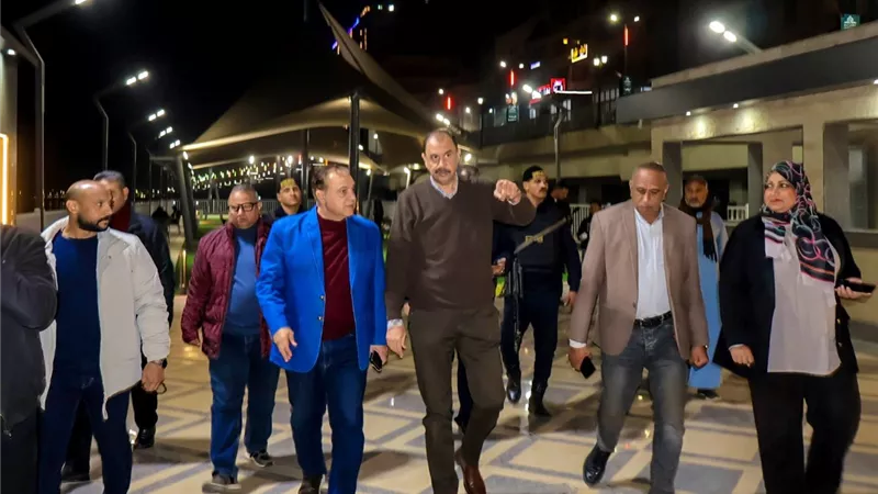 محافظ سوهاج يتفقد استعدادات الحدائق والمتنزهات لاستقبال المواطنين