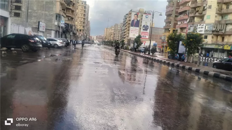 أمطار غزيرة ورعدية بنوة عيد الميلاد بالبحيرة والمحافظة ترفع درجة الاستعدادات 