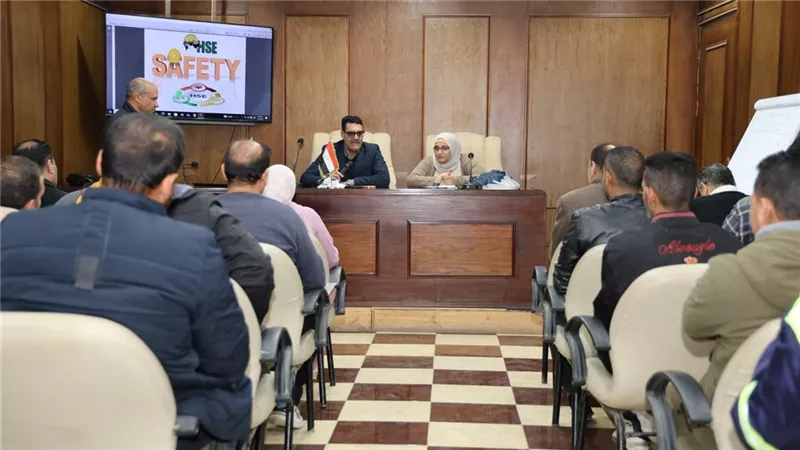  مياه الشرب بالقليوبية تنظم ندوة توعوية حول تأمين بيئة العمل بالمناطق المغلقة