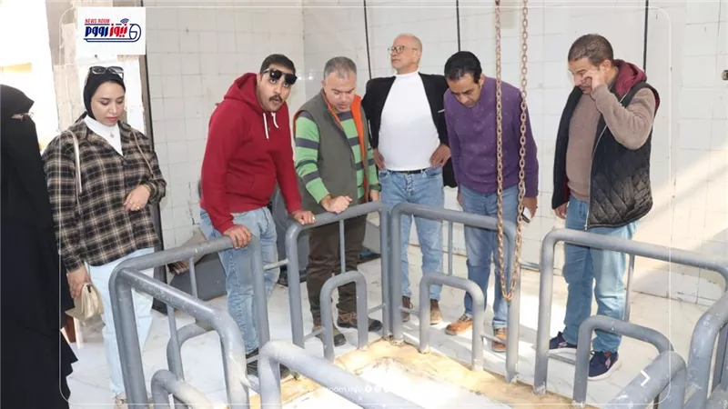 رئيس مياه الفيوم يتفقد محطات الصرف الصحي بأبشواي ويوسف الصديق