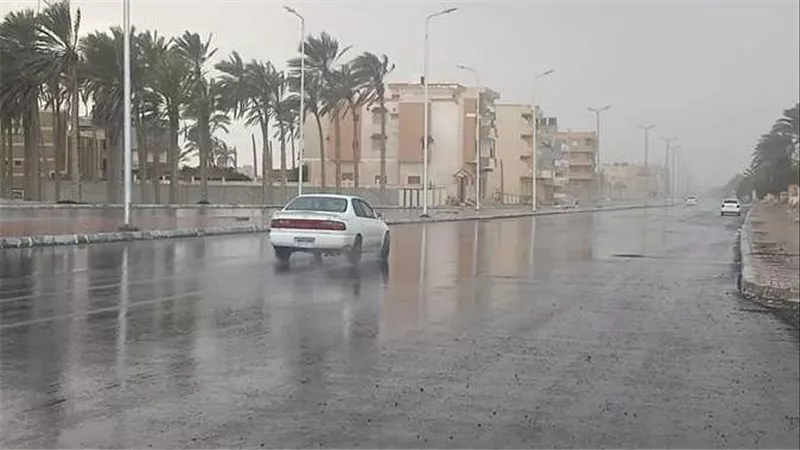 شمال سيناء تتعرض لأمطار غزيرة على عدة مدن ودرجات حرارة منخفضة