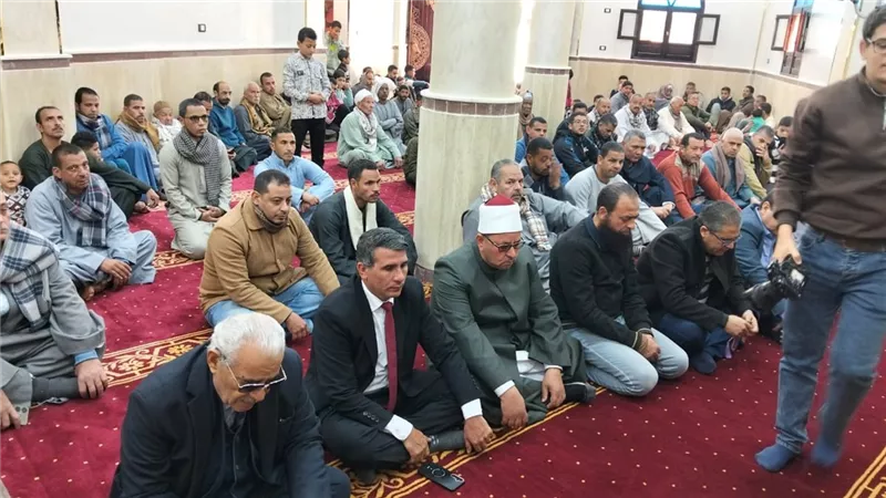 افتتاح مسجد الرحمن بعزبة عوض الله في بني سويف بتكلفة 2 مليون جنيه