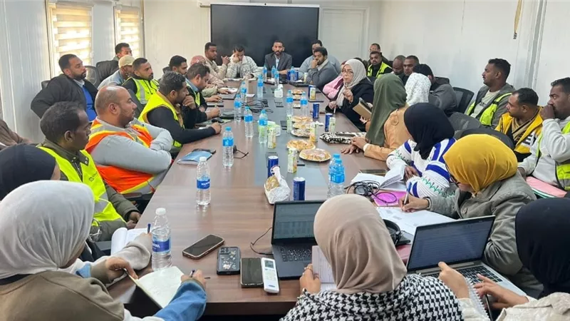 حملة تفتيشية على مشروع الطاقة الشمسية 
