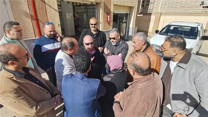 السكرتير العام المساعد للدقهلية يتفقد أعمال التشغيل التجريبي لمجزر السنبلاوين