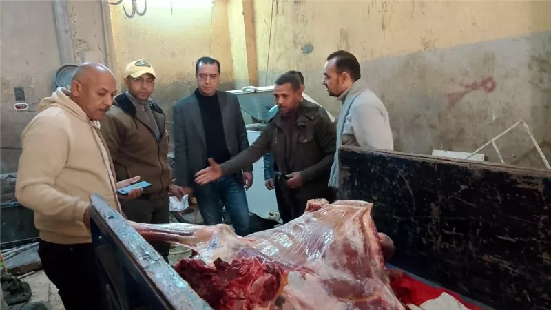 محافظ المنوفية: ضبط سلخانة مخالفة منوف وربع طن لحوم مذبوحة خارج المجازر 