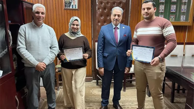 فوز فريق ببنى سويف برالى مصر عن مشروع الإنتاج المستدام للإسمنت الحيوي 