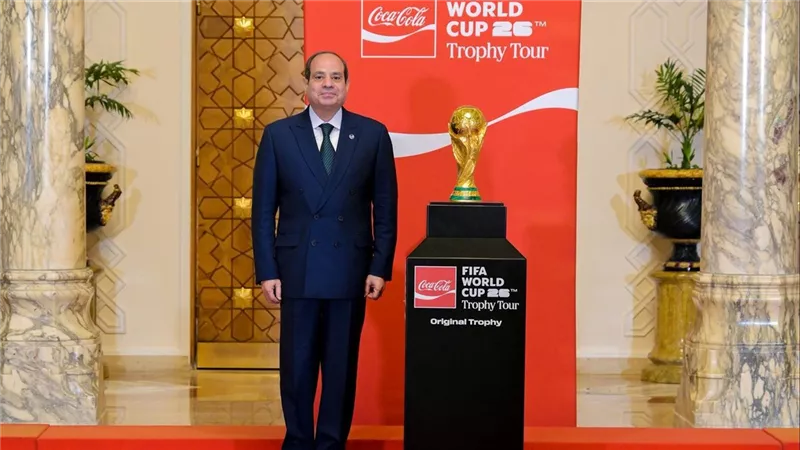 الرئيس السيسي يستقبل وفد الاتحاد الدولي لكرة القدم 