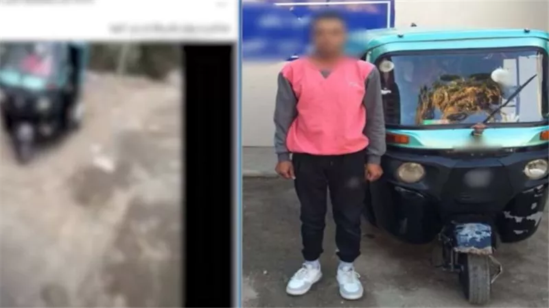 بسبب خلاف على أولوية المرور.. ضبط سائق توك توك اصطدم بسيارة في القليوبية