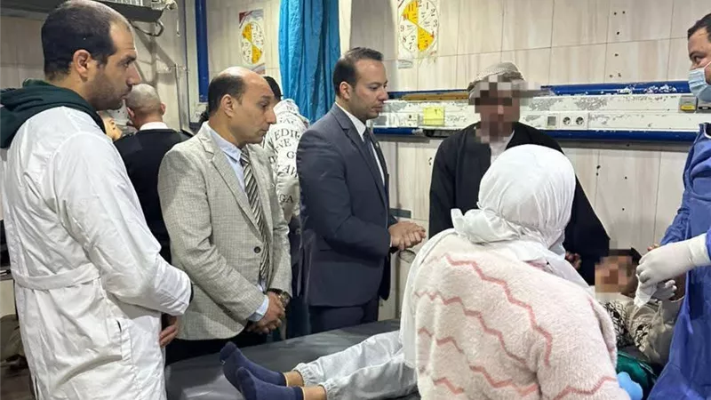 وكيل الوزارة يقوم بمرور مفاجئ على مستشفى كفر الدوار العام