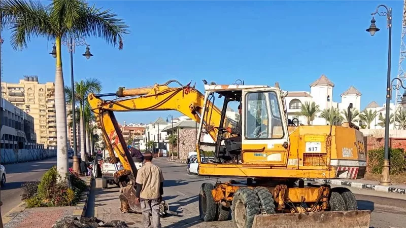 بدء العمل في توصيل المرافق لاستاد النادي المصري الجديد ببورسعيد