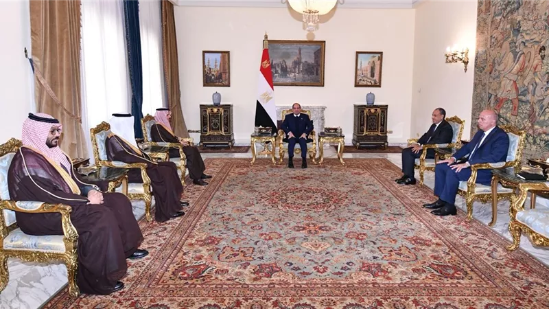 السيسي يشيد بالقيادة السعودية الحكيمة وتعزيز التعاون بين البلدين