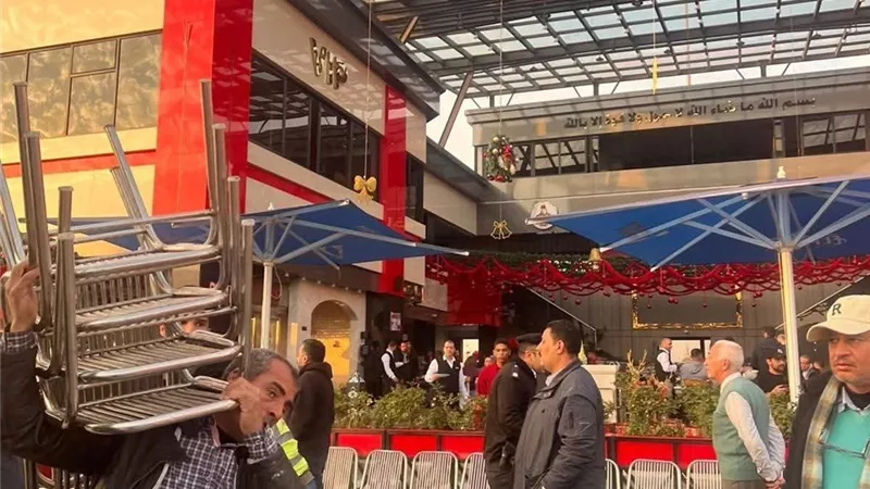 حملة مكبرة لإزالة إشغالات مطعم البرنس الجديد بمدينة الشيخ زايد