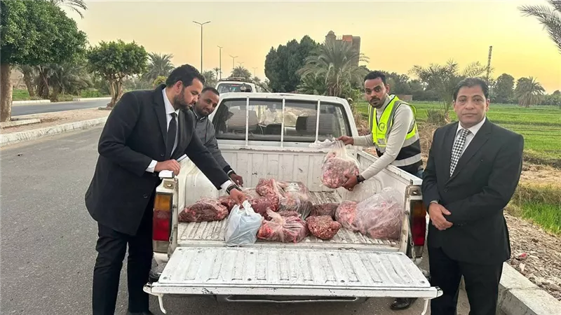 إعدام وتحريز كميات كبيرة غير صالحة للاستهلاك الآدمي