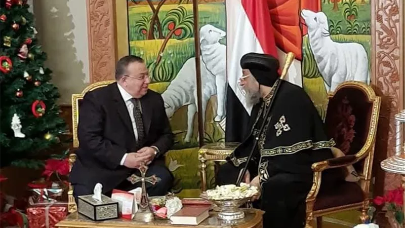 نقيب الأشراف مهنئا البابا تواضروس بعيد الميلاد: مصر ستظل دوما منارة للوحدة 